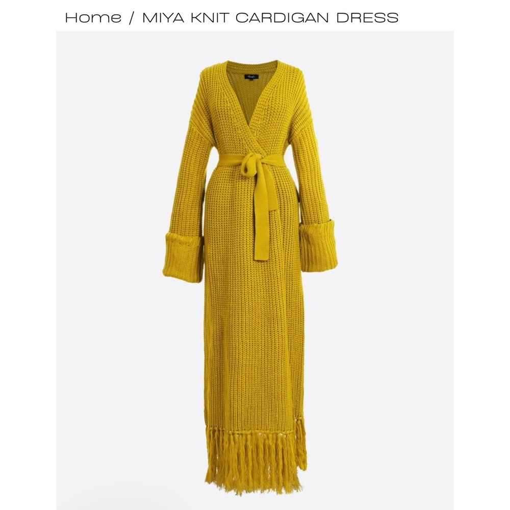 ❌SOLD❌HANIFA MIYA Knit Cardigan Dress